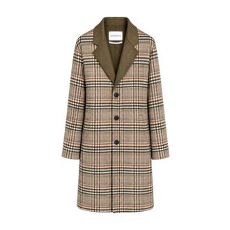 Amaranto Cappotto Monopetto - - Coats - Uomo - Beige - M