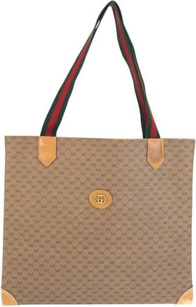 Gucci Micro Gg Supreme Tote Bag (Authentic Pre-Loved)