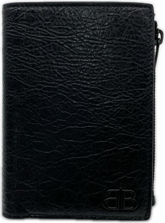 Balenciaga Black Leather Wallet (Bi-Fold) (Pre-Owned)