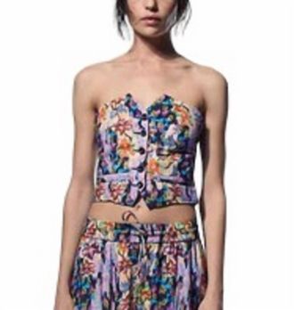 Maria Cher Areco Virna Top In Purple Mix 4