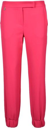 Patrizia Pepe Broeken, Dames, Roze, L, Polyester, Elegante Stretch Broek