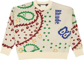 Rhude Bandana Crew - Cream/Mult