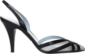 Valentino Garavani Zwarte leren hoge hakken pumps - Dames - Pumps - Blauw - 39 EU - Leer - Schoenen