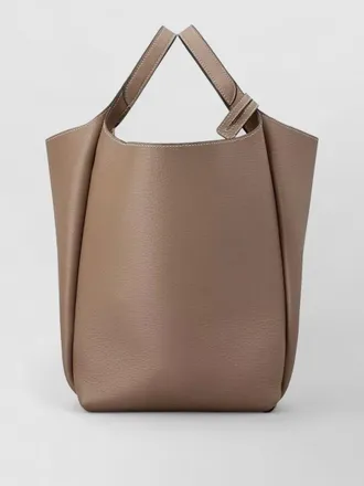 Tod's small leather bucket bag top handles