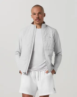 Vuori Clothing Sunday Insulated Hybrid Jacket | Frost Grey | Medium