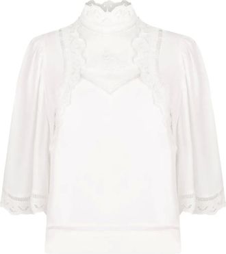 Isabel Marant Blusa con ricamo - Bianco