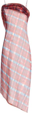 Ferragamo Asymmetric Organza Dress, Brand Size 38 ( US Size 4 )