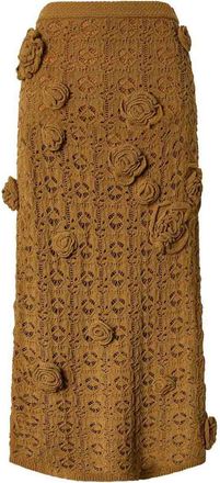 Pinko Long Skirt Anthemis With Embellishments