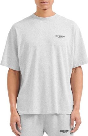 Represent Owners Club Cotton Logo Graphic T-Shirt in Ultimate Grey at Nordstrom, Size Xx-Large