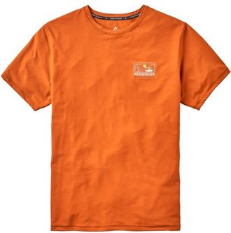 Passenger Roamer Recycled Active T-Shirt Funktionsshirt f&uuml;r Herren | orange