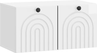 vidaXL Mueble Para Tv De Pared Brillante 59,5 X 31 X 30 Cm Vidaxl