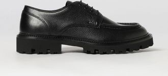 HUGO BOSS Julyo Grained Cowhide Leather Derby Shoes with Round Toe