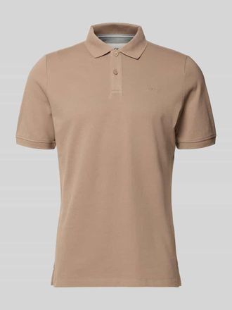 s.Oliver Red Label Regular Fit Poloshirt aus reiner Baumwolle in Beige, Gr&ouml;&szlig;e XXXL