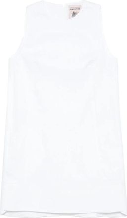 Semicouture Mouwloze Minijurk - Dames - Korte kleedjes - Wit - L - Kleedjes