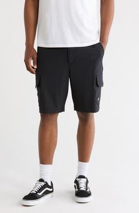 Billabong Submersible Cargo Shorts in Black at Nordstrom Rack, Size 32
