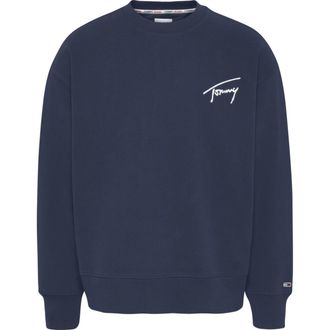 Tommy Jeans Sweaters Signature Crew Sweater Blauw