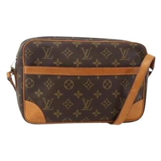 Louis Vuitton Pre-owned Cross Body Bags, female, Brown, Size: ONE SIZE Pre-owned Trocadero 27 Shoulder Bag