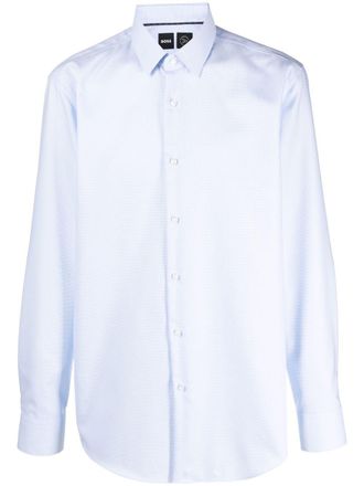BOSS classic button-up shirt - Blue