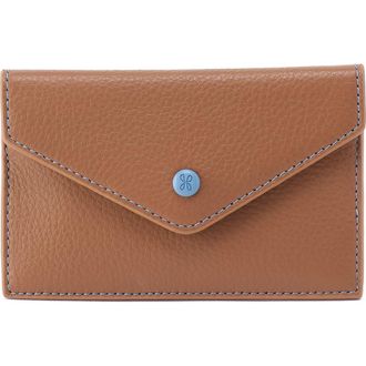 Hobo Goldie Leather Card Case in Brown Sugar at Nordstrom