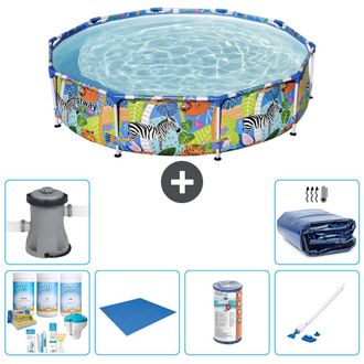 Bestway Piscina Bestway Steel Pro Redonda - Selva - 305x66 Cm - 7-piezas S21644