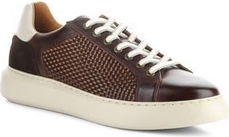 Ambitious 13450 Woven Low Top Sneaker in Brown Leather at Nordstrom Rack, Size 9.5Us / 43Eu