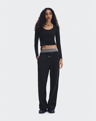 On All-Day Ribbed Long-T