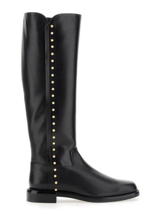 Stuart Weitzman Tall Studded Riding Boots