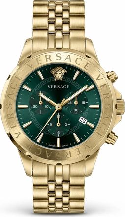 Versace VEV600619 Chrono Signature heren horloge goud 44 mm