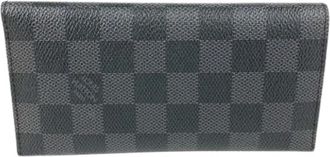 Louis Vuitton Pre-owned Wallets, male, Black, Size: ONE SIZE Pre-owned Vintage Fabric Wallet