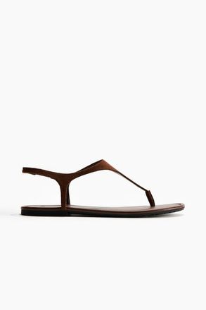 H&M Sandals in Dark Brown at Nordstrom, Size 11