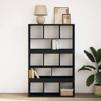 Berkfield Home Classic Bookcase Black 100x33x156.5 cm Engineered Wood