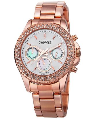 August Steiner Womens Diamond Watch