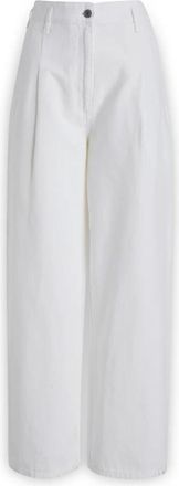 Philosophy di Lorenzo Serafini Wijde broek - Dames - Wijde Broeken - Wit - 2XS - Broeken