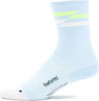 Feetures Elite Ultra Light Mini Crew Crew Cut Socks Shoes Day Track : MD (US Mens Shoe 6-8.5 - Womens Shoe 7-9.5), Spandex/Nylon