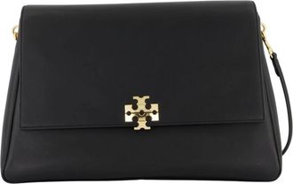 Tory Burch Tory Burch, Shoulder Bags, female, Black, Size: ONE SIZE Large Charlie Shoulder Bag