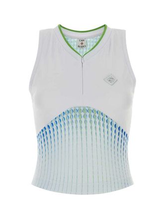 Casablanca Mehrfarbiges Stretch-Jersey-Oberteil