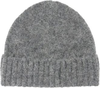 Samsøe & Samsøe Sajeanne beanie hat - women - Acrylic/Alpaca/Polyamide/Elastane - One Size - Grey