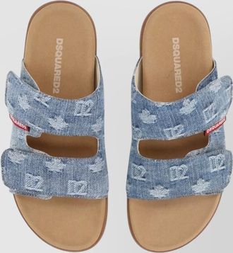 Dsquared2 double strap sandals