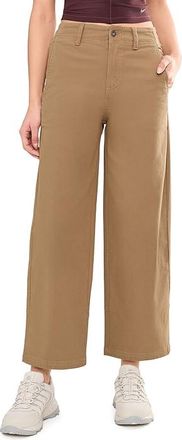 Columbia Roc Wide Leg Pant Womens Casual Pants Delta : 14 R, Cotton/Elastane