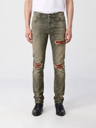 Amiri Distressed Denim Skinny Fit Jeans