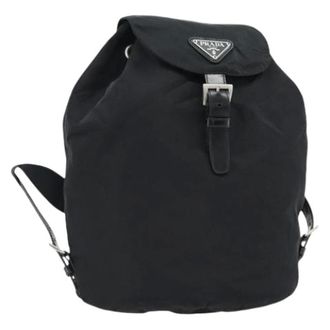 Prada Pre-owned Backpacks, female, Black, Size: ONE SIZE Pre-owned Vintage Backpack