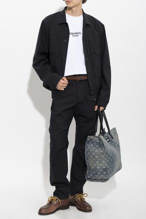 Dsquared2 Wool Jacket, Mens, Black