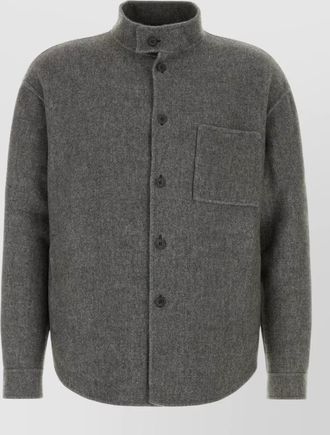 Giorgio Armani silk cashmere overshirt