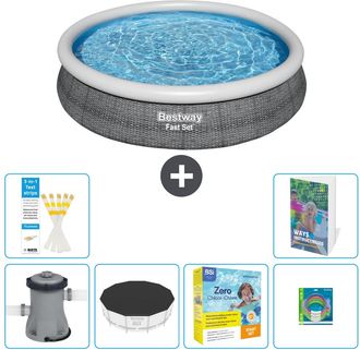 Bestway Piscina Bestway Fast Set Redonda - 366x76 Cm - 7-piezas S231