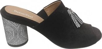 BeautiFeel Womens Meg Sandal In Black Suede