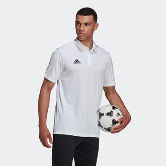 adidas Poloshirt ADIDAS PERFORMANCE ENT22 POLO, Herren, Gr. XXL, weiss (wei&szlig;), Obermaterial: 100% Polyester, bestickt, Shirts Poloshirt