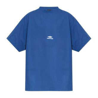 Balenciaga Hombre, Camisetas, Azul, Talla: M