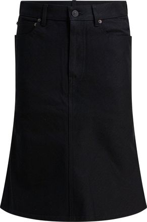 Balenciaga Godet Gonne Nero-Donna