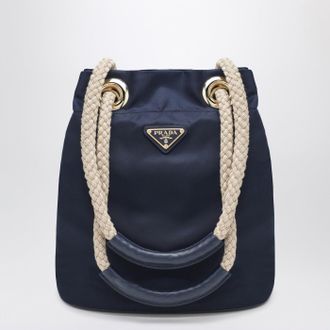 Prada Mariner small bucket bag in Baltic blue Re-Nylon