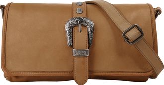 Forty Degrees Umh&auml;ngetasche FORTY, Damen, Gr. B/H/T: 29cm x 17cm x 4cm onesize, braun (cognac), Leder, vintage, Taschen Umh&auml;ngetasche, echt Leder, Made in Italy